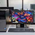 BHD 63,  Dell Core I7 -Computer Set Speed 3.30Ghz 8GB RAM | 256GB SSD Win 10 Pro 19'&prime; HD Monitor-/