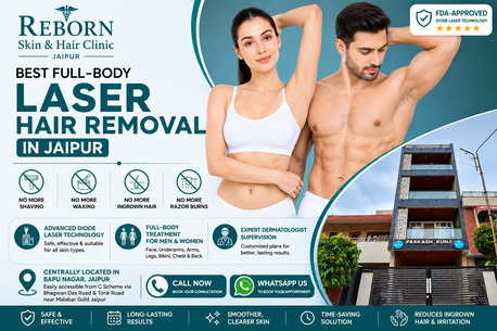 Jaipur, Health & Beauty Items, INR 7000,  Full Body Laser Hair Removal In Jaipur For Men & Women