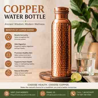 Lucknow, Wholesale Products, Copper Water Bottle &ndash; Trusted B2B Manufacturing Partner