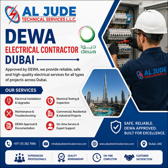 Dubai, Business, DEWA Electrical Contractor Dubai - Al Jude Technical Services L.L.C.