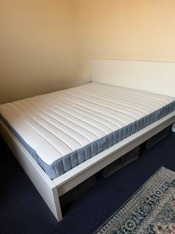 Al Malqa, Furniture, SAR 1000,  Mattress And Frame - 180cm X 200cm