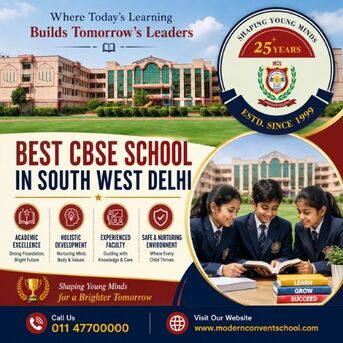 New Delhi, Education, Best CBSE School In South West Delhi - Modern Convent School