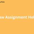 Unlock Your Legal Potential With Expert Law Assignment Help