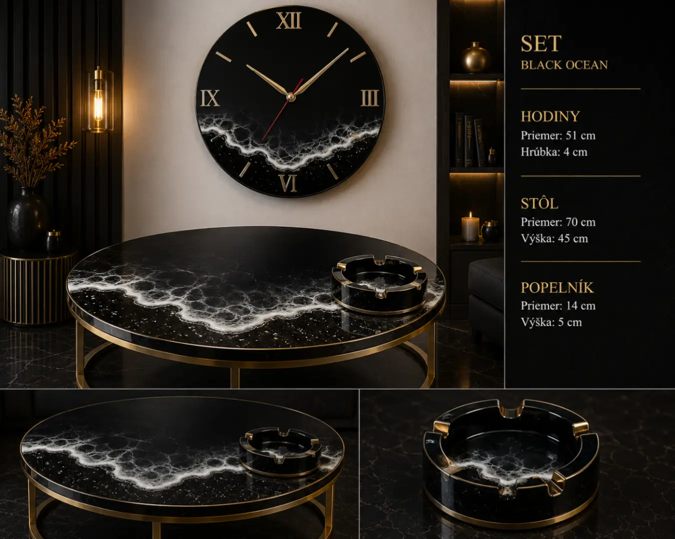 Abu Dhabi, Items Wanted, Handmade Epoxy Resin Dining Table - Luxury River Table