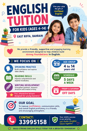 East Riffa, Language Exchange, English Summer Classes