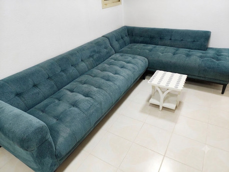 Jubail, Furniture, SAR 800,  Modern L-Shaped Sofa For Sale &ndash; Excellent Condition