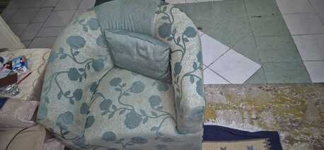 Jeddah, Furniture, SAR 680,  Like New, 7 Seater IKEA Sofa Set In 4 Piece (2Ea Of 1 Seaters, 1Each Of 3Seater &