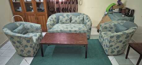 Jeddah, Furniture, SAR 680,  Like New, 7 Seater IKEA Sofa Set In 4 Piece (2Ea Of 1 Seaters, 1Each Of 3Seater &