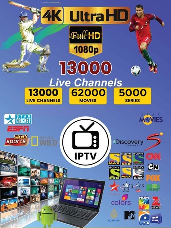 Riyadh, Television, Watch IPTV With 14,000+ Indian & Pakistani Channels, Sports, 52,000 Movies & Series