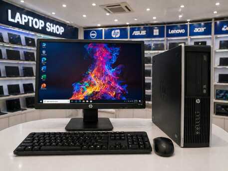 Manama, Computers, BHD 38,  HP Core I5 -Computer Set Speed 3.10Ghz 4GB RAM | 500GB HDD Win 10 Pro 19