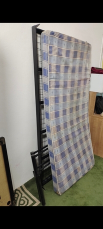 Hara, Furniture, SAR 75,  SAR 75 Single Iron Bed With Medicated Mattress