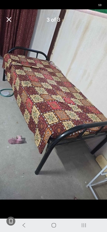 Jubail, Furniture, SAR 220,  Single Bed, Metal Charpi And Sofa