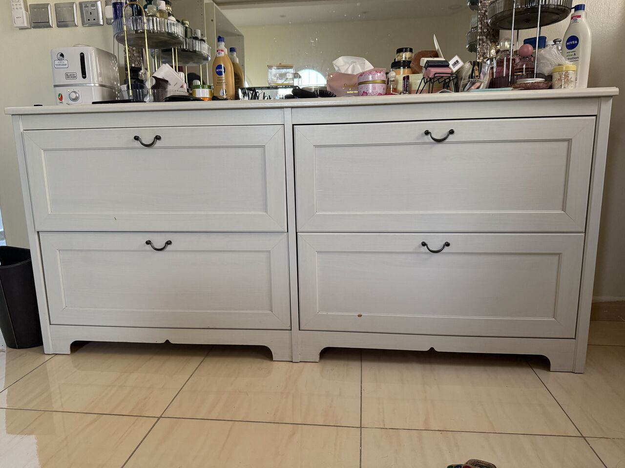 Al Manar, Furniture, SAR 1,  IKEA Bedset And Ikea Mattress And 2 Side Table Riyadh