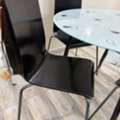 SAR 400,  Round Dining Table With 4 Ikea Chairs Riyadh