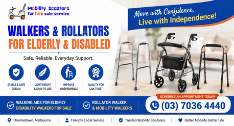 Melbourne, Health, Mobility Walkers & Rollators For Sale In Melbourne