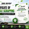 Certificate Of Vehicle Scrapping – Get Legal Scrapping Certificate Online | Sri RVSF