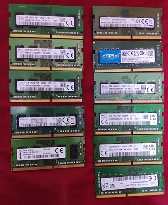 Thuqbah, Computers, SAR 150,  Laptop DDR4 RAM Memory &ndash; 4GB & 8GB &ndash; 2400/2666/3200MHz &ndash; Tested Working