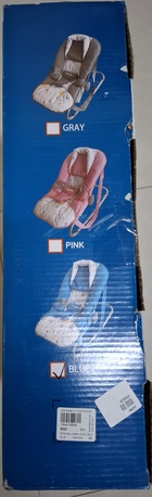 West Riffa, Baby & Kid Stuff, BHD 8,  Junior Brand Baby Rocker ( Blue & White Color) Fo Sale