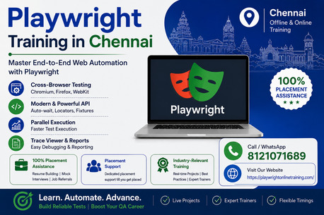 Hyderabad, Training, PlaywrightOnlineTraining &ndash; The Ultimate Destination For The Best Playwright Training In Ch