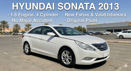 Al Aziziyah, Vehicles, Cars & Trucks , SAR 20000,  2013 Hyundai Sonata Half Full,  2013,  Automatic,  200 KM,   Hyundai Sonata
