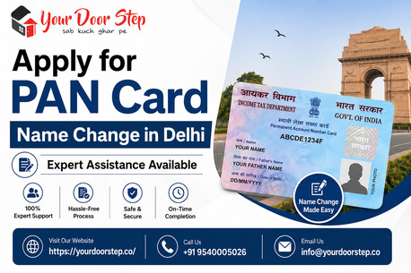 New Delhi, Business, Name Change In PAN Card In Delhi &ndash; Fast & Hassle-Free PAN Correction Service