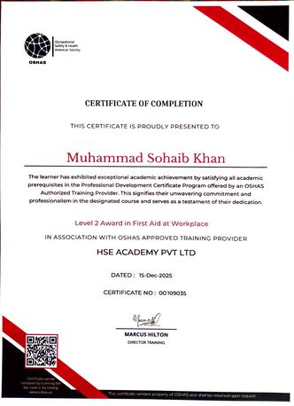 Riyadh, Job Seekers, Work Permit Reciever (WPR)/ Safety Officer.Available For Immediate Joining