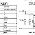 SAR 250,  Water Dispenser (CLIKON 4058)220-240V
