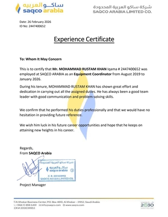 Dammam, Job Seekers, Equipment & Transport Coordinator