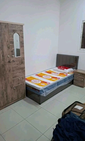 Riyadh, Household Items, SAR 600,  BOX SINGLE BED WITH MATTRESS TWO-DOOR WOODEN CABINET  PACKAGE PRICE ONLY 600 SAR
