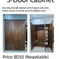 BHD 35,  3 Door Cabinet