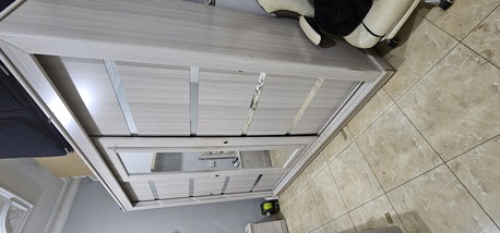 Riyadh, Furniture, SAR 1300,  Kingsize Bed Set With Big Wardrobe And Two Side Drawers