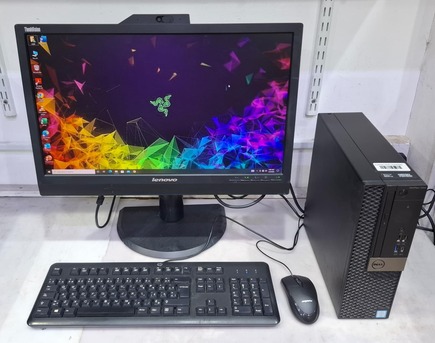 Manama, Computers, BHD 128,  DELL Core I7 7th Generation Computer Set 16GB DDR4 RAM 22" Multimedia Monitor+Webcam OS 11