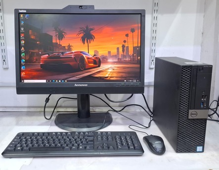 Muharraq, Computers, BHD 128,  DELL Core I7 7th Generation Computer Set 16GB DDR4 RAM 22" Multimedia Monitor+Webcam OS 11