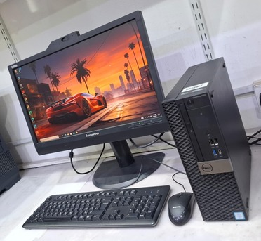 Muharraq, Computers, BHD 128,  DELL Core I7 7th Generation Computer Set 16GB DDR4 RAM 22" Multimedia Monitor+Webcam OS 11