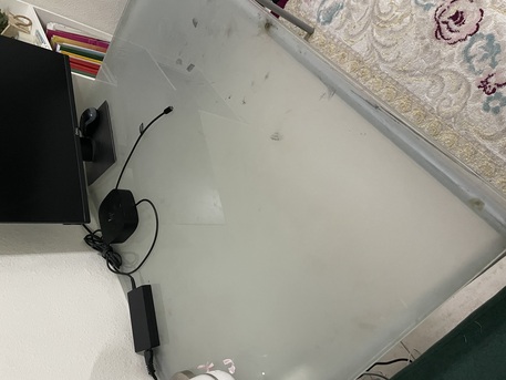 Khobar, Furniture, SAR 150,  Glass Table (used)
