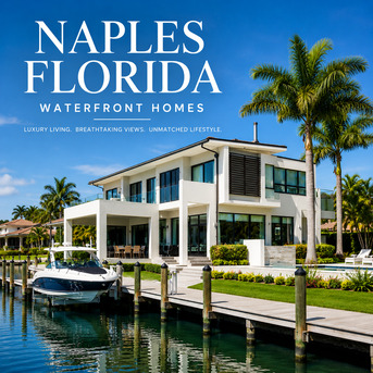 New York, Real Estate, Naples Florida Waterfront Homes With Luxury Coastal Living