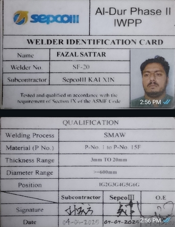 Al Suwaidi, Job Seekers, Welder