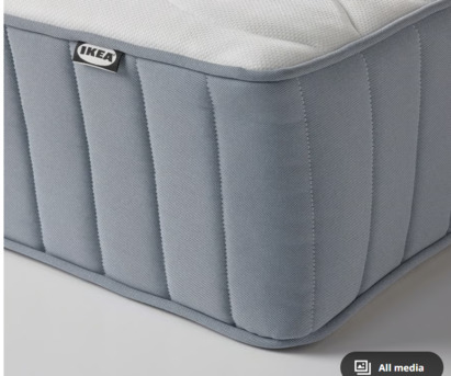 Riyadh, Furniture, SAR 3000,  Great Opportunity: Like-New IKEA BRIMNES Bedroom Set &ndash; Bed, Thick IKEA Mattress & Large IK