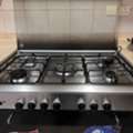 SAR 650,  Glem Gas 5 Burner Cooker & Oven  Made In Italy  Stainless Steel