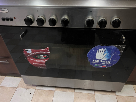 Khobar, Appliances, SAR 650,  Glem Gas 5 Burner Cooker & Oven  Made In Italy  Stainless Steel