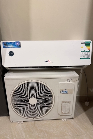 Al Khobar Al Shamalia, Air Conditioning, Frego Spilt Ac 1 Ton New Gas (R140) Like New With Installation & 3 Meter Coper Pipe