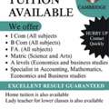 🌟 TUITION AVAILABLE – ALL CLASSES 🌟 CBSE • Cambridge • Local Boards  📚 Subjects & Level