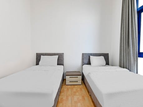 Hoora, Apartments, Flats, Houses & Villas, BHD 280/month,  Furnished,  2 BR,  77 Sq. Meter,  Fully Furnished Flat| Rooftop Pool | Families Only