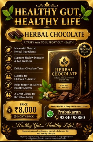 Dubai, Health & Beauty Items, INR 8000,  Herbal Chocklate To Cure GUT Problems