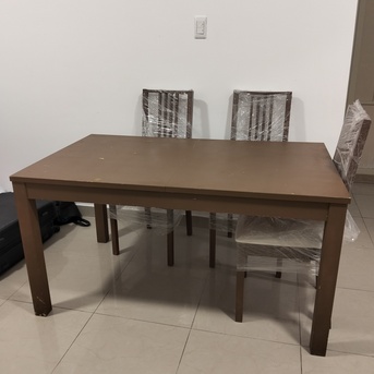 Riyadh, Appliances, SAR 349,  Dining Table With 2 Chair And Sofa 4 Seat For Sale
