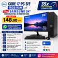 BHD 148,  Dell Core I7 PC SFF 16GB RAM With New Samsung 24