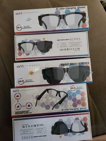 Jumeirah Village Circle, Electronics, AED 170,  6x13 Smart Audio Glasses BT5.4 Photochromic UV400 - 6 Pcs Pack - 1 Opened + 5 Sealed - JVC