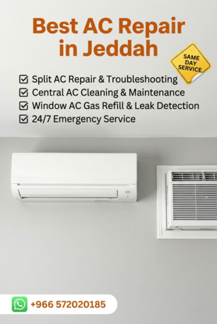 Jeddah, Air Conditioning, Professional AC Repair, Cleaning & Gas Refill &ndash; Jeddah