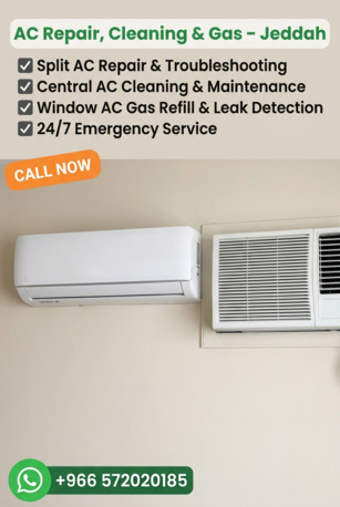 Jeddah, Air Conditioning, Professional AC Repair, Cleaning & Gas Refill &ndash; Jeddah