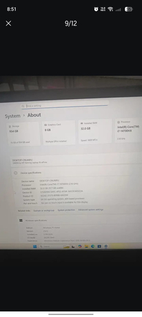Riyadh, Computers, SAR 4500,  HP Omen Gaming Core I7-14700HX 32GB 1TB RTX 4060 8Gb